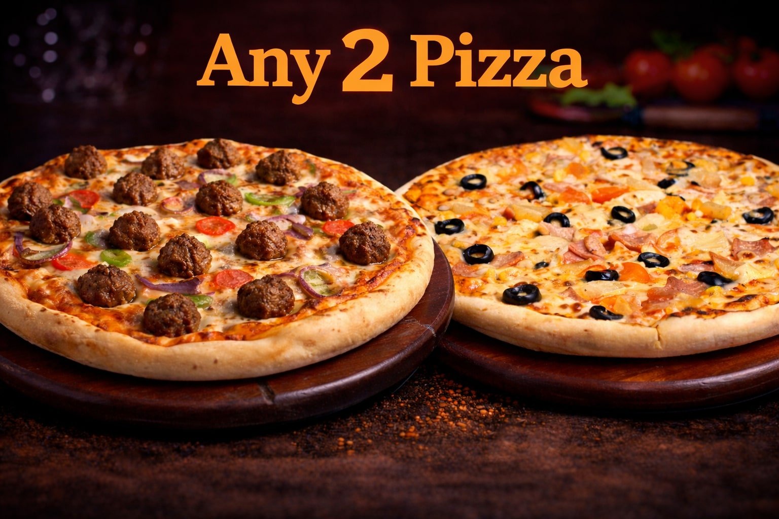 Any 2×12" Pizzas